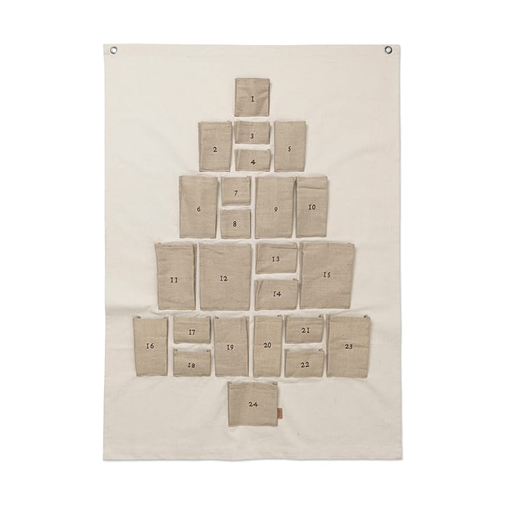 Pine julekalender - Maxi, 90x125 cm - Ferm Living