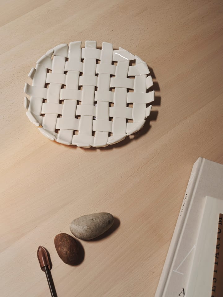 Plait fad Ø30 cm, Off white Ferm Living