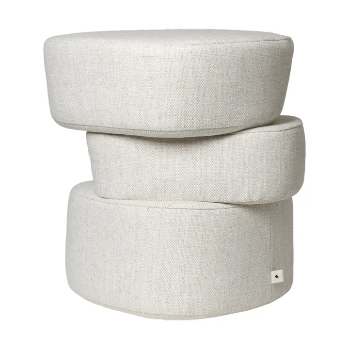 Plyo staple siddepuf - Off-white - Ferm Living