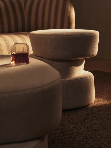 Plyo staple siddepuf - Off-white - Ferm Living