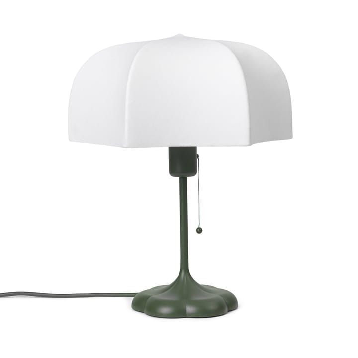 Poem bordlampe Ø30x42 cm - White/Grass green - Ferm LIVING