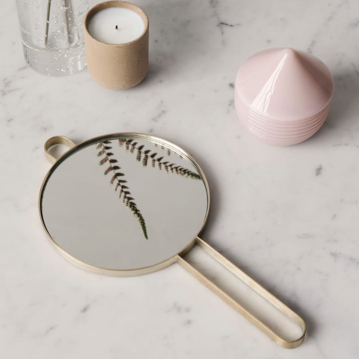 Poise håndspejl, messing Ferm Living