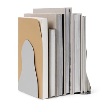 Pond bogstøtte sæt med 2 - Mirror polish - Ferm Living