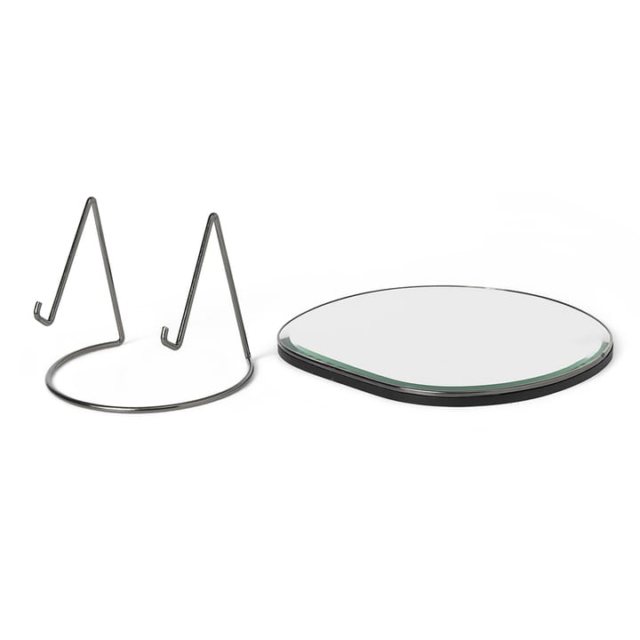Pond bordspejl, Dark Chrome Ferm Living