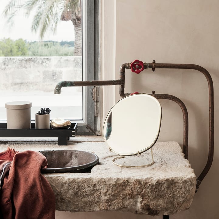 Pond bordspejl, Messing Ferm Living