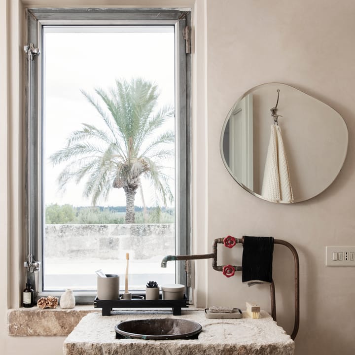 Pond spejl, dark chrome, XL Ferm Living