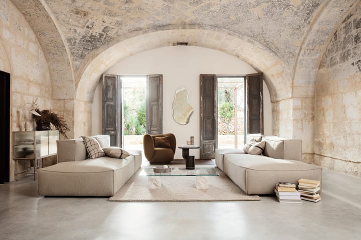 Pond spejl large, Messing Ferm Living