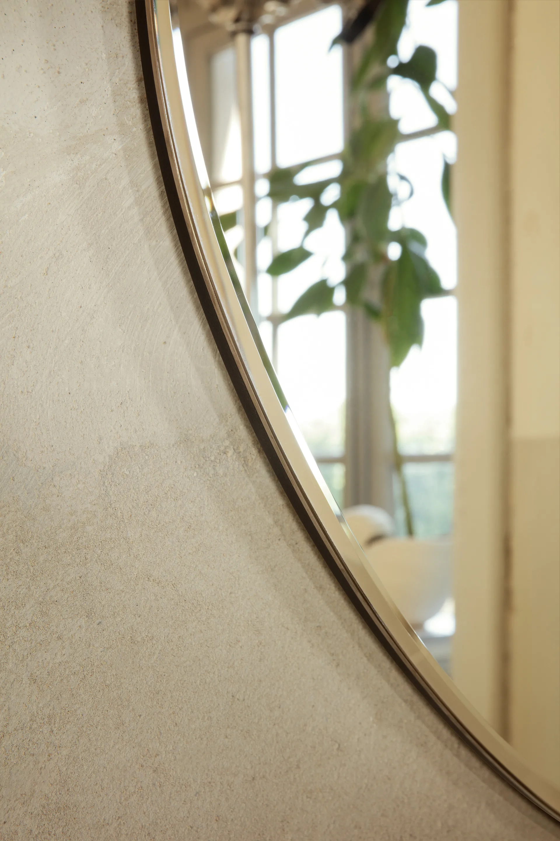 Pond spejl large, Messing Ferm Living