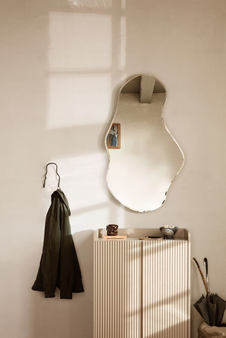 Pond spejl large, Messing Ferm Living