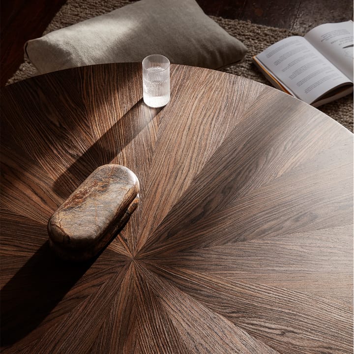 Post sofabord, oak smoked, large, lines Ferm Living