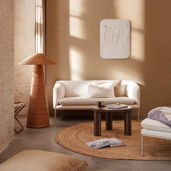 Post sofabord, oak smoked, large, lines Ferm Living