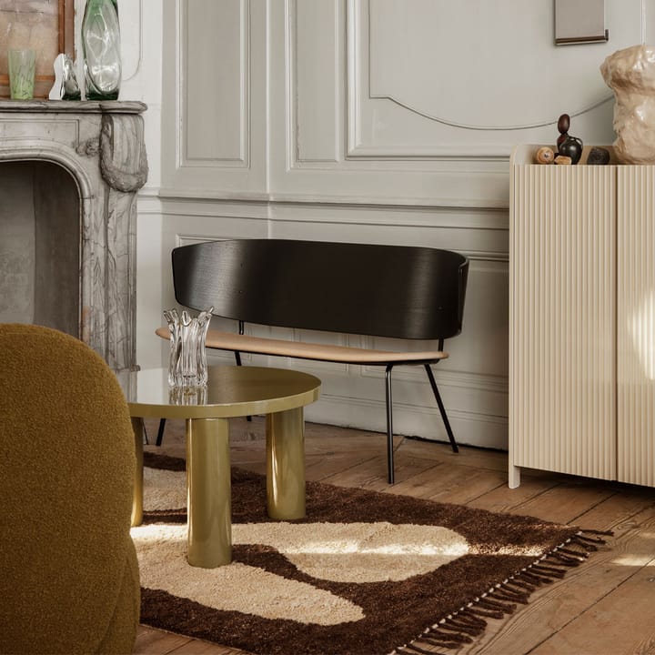 Post sofabord, oak smoked, large, lines Ferm Living