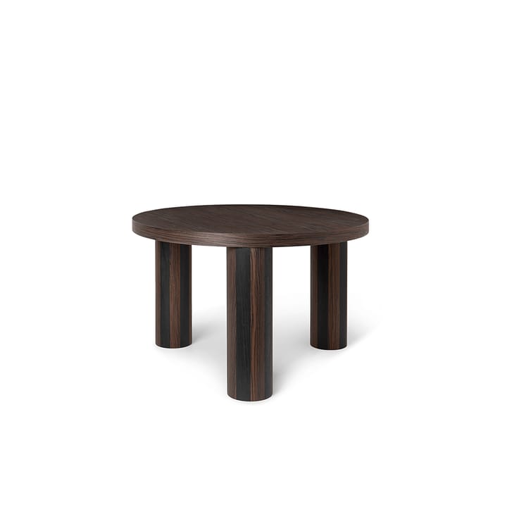 Post sofabord - oak smoked, small, lines - Ferm Living