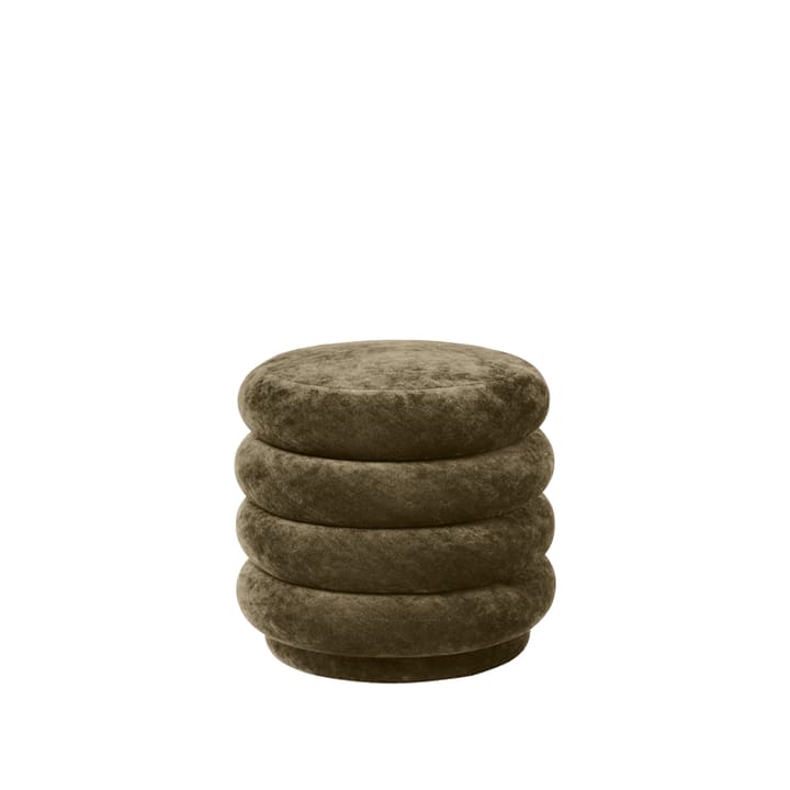 Pouf Round siddepuf - stof Faded Velvet 3 forest - Ferm LIVING