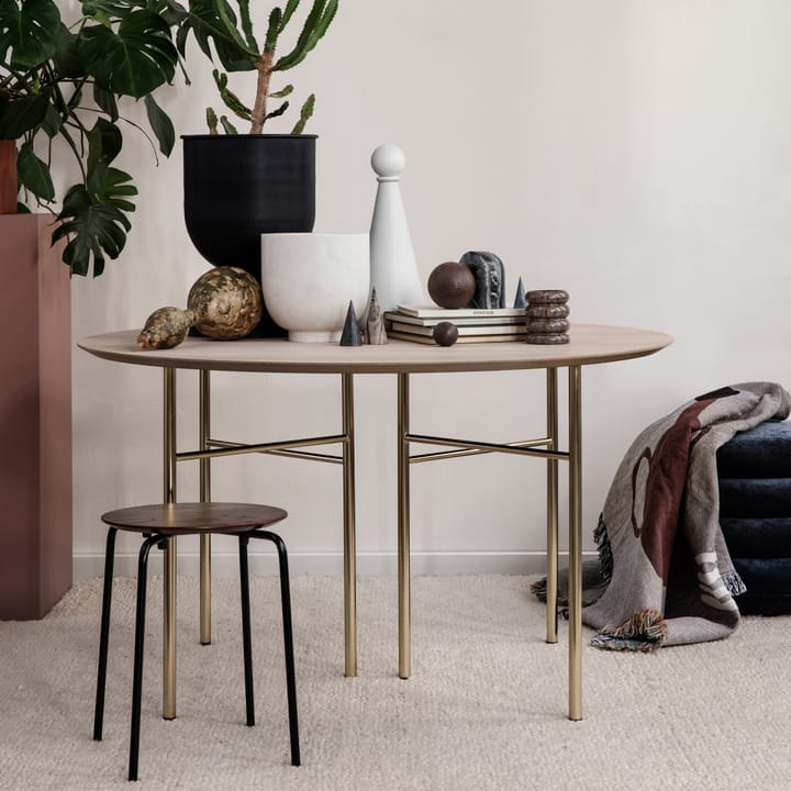 Pouf Round siddepuf, stof Faded Velvet 3 forest Ferm Living