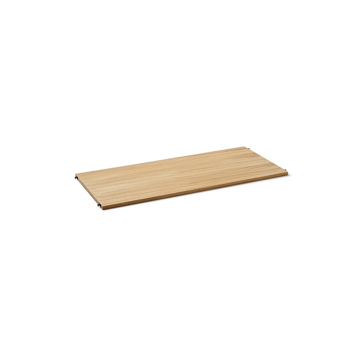 Punctual Perforated hylde 90 cm - oak oiled, anthracite - Ferm Living