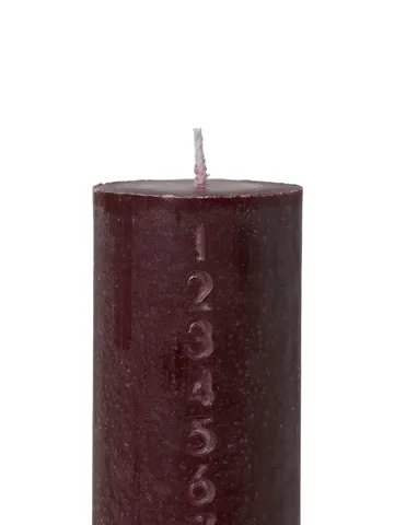 Pure kalenderlys - Burgundy - Ferm Living