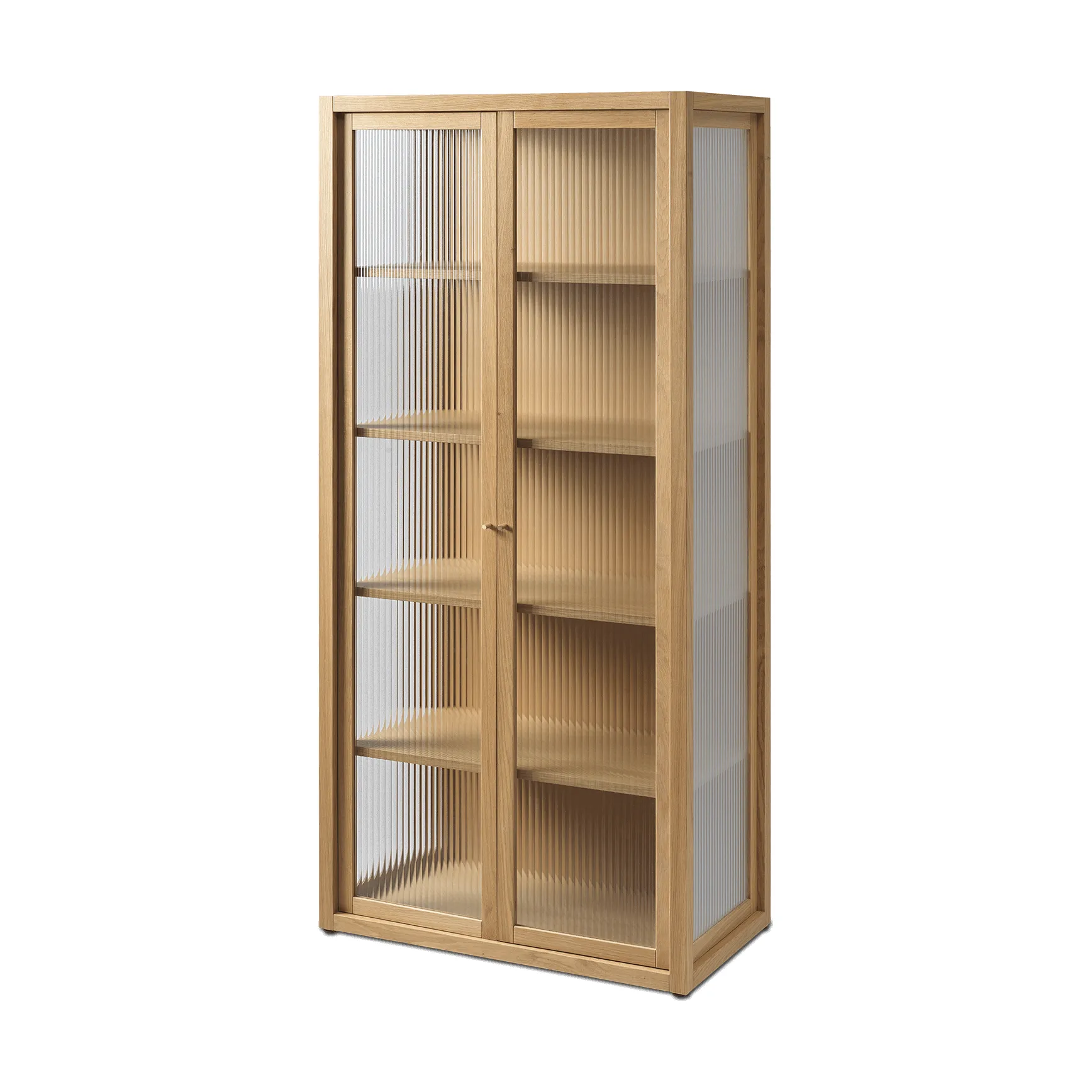 Reed vitrineskab 70x155 cm, Natural oak Ferm Living