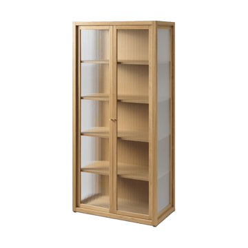 Reed vitrineskab 70x155 cm - Natural oak - Ferm Living