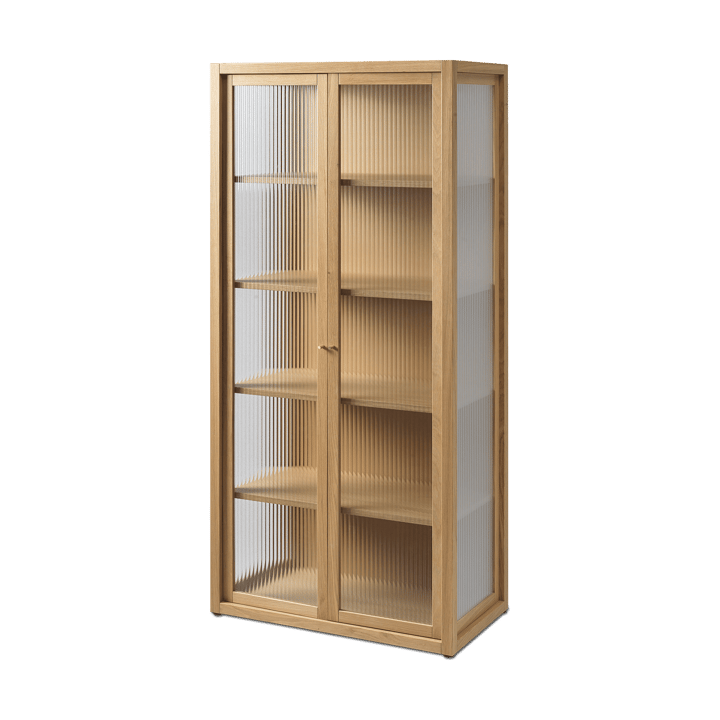 Reed vitrineskab 70x155 cm, Natural oak Ferm Living