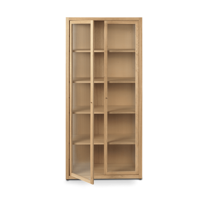 Reed vitrineskab 70x155 cm, Natural oak Ferm Living