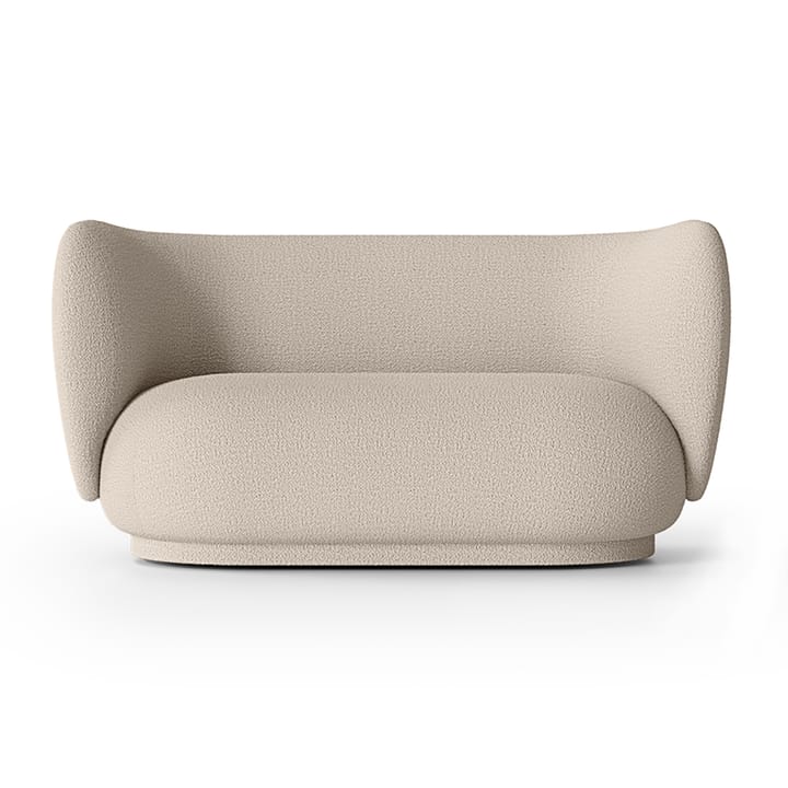 Ricco 2-personers sofa bouclé - Wool bouclé natural - Ferm Living