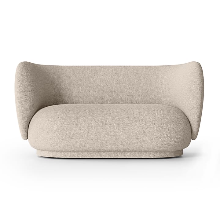 Ricco 2-personers sofa bouclé - Wool bouclé natural - ferm LIVING