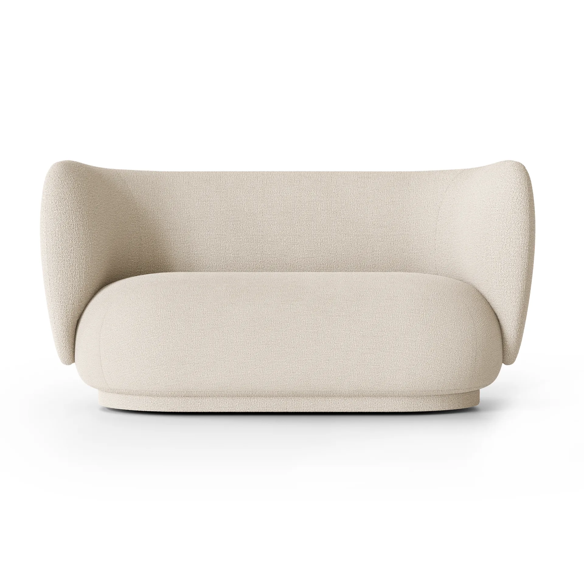 Ricco 2-personers sofa bouclé, Wool bouclé offwhite Ferm Living