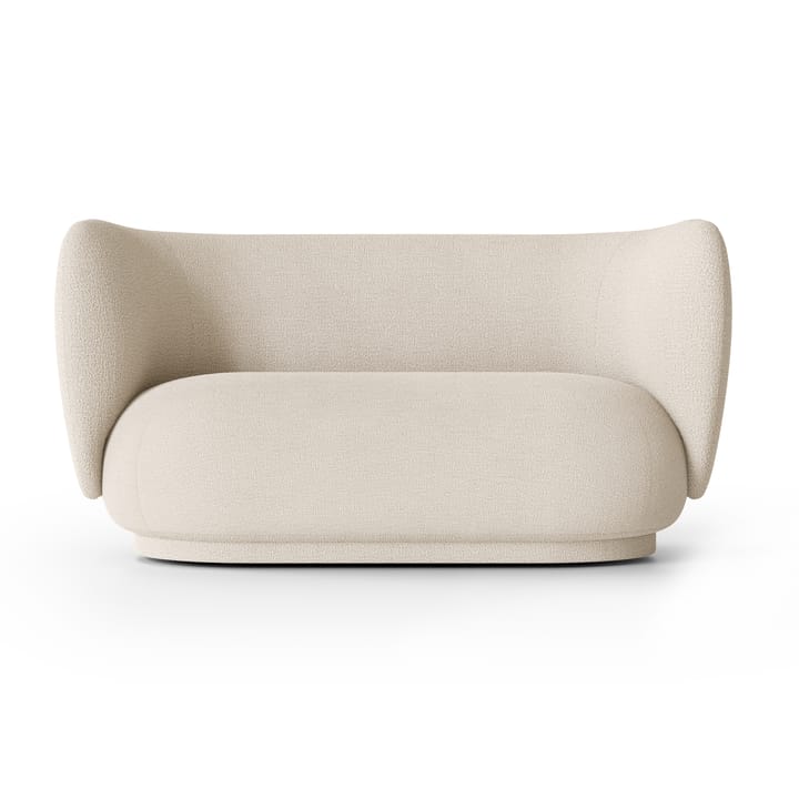 Ricco 2-personers sofa bouclé - Wool bouclé offwhite - Ferm LIVING