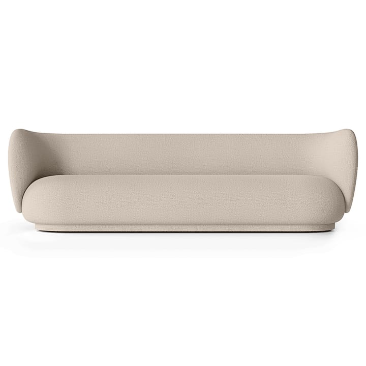 Ricco 4-personers sofa bouclé - Wool bouclé natural - Ferm Living