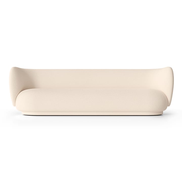 Ricco 4-personers sofa bouclé - Wool bouclé offwhite - Ferm LIVING