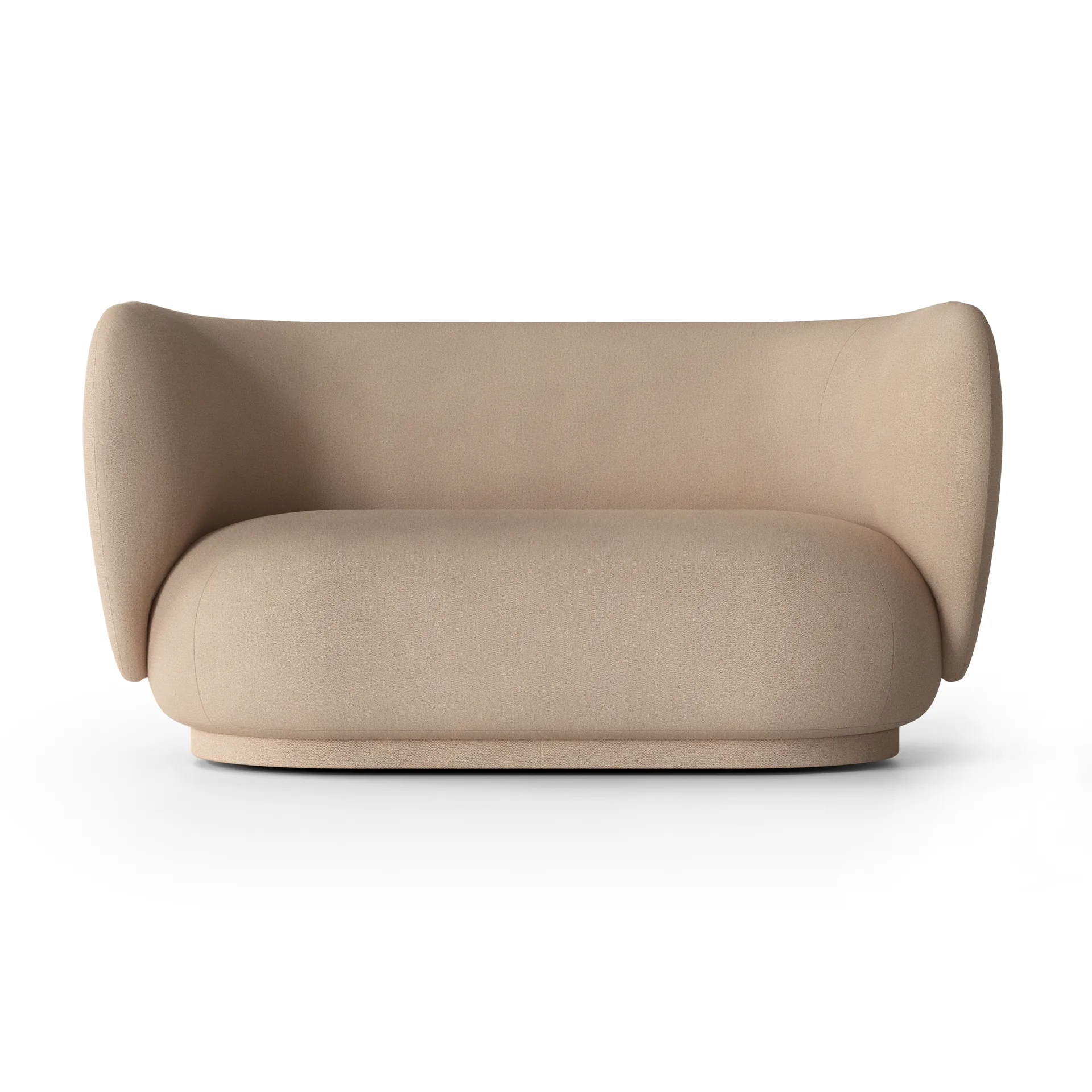 Rico 2-personers sofa, Brushed sand Ferm Living
