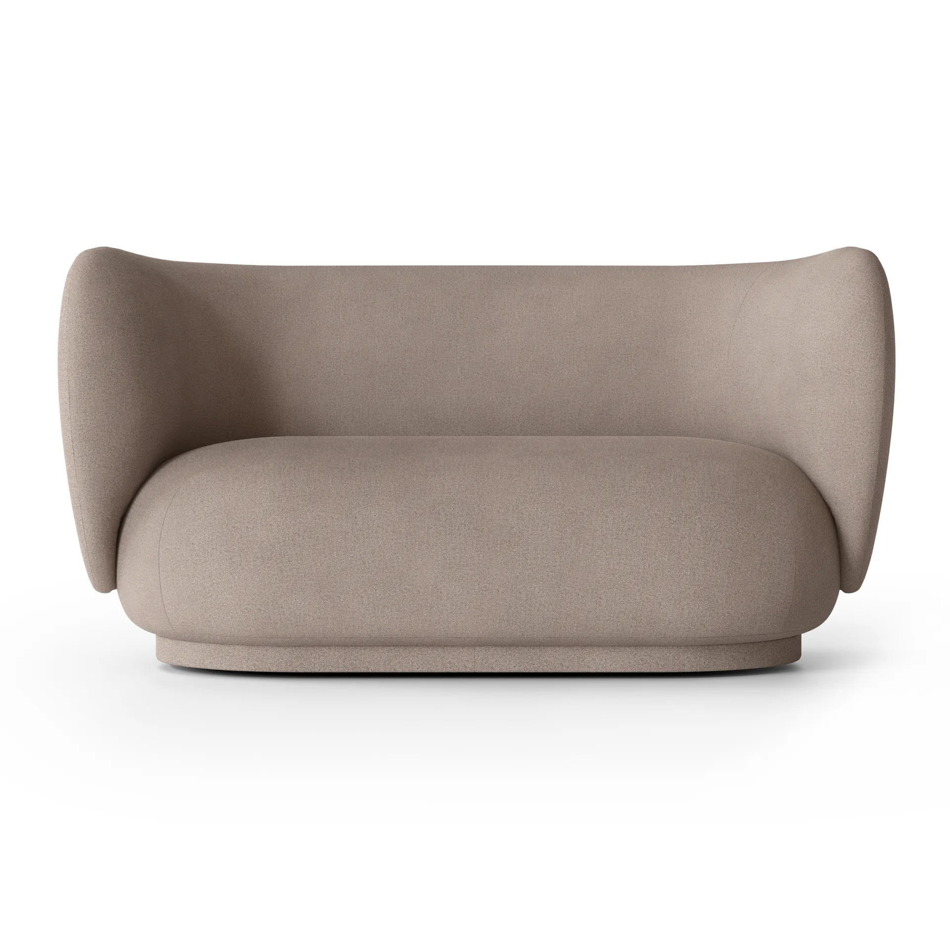 Rico 2-personers sofa, Brushed warm grey Ferm Living