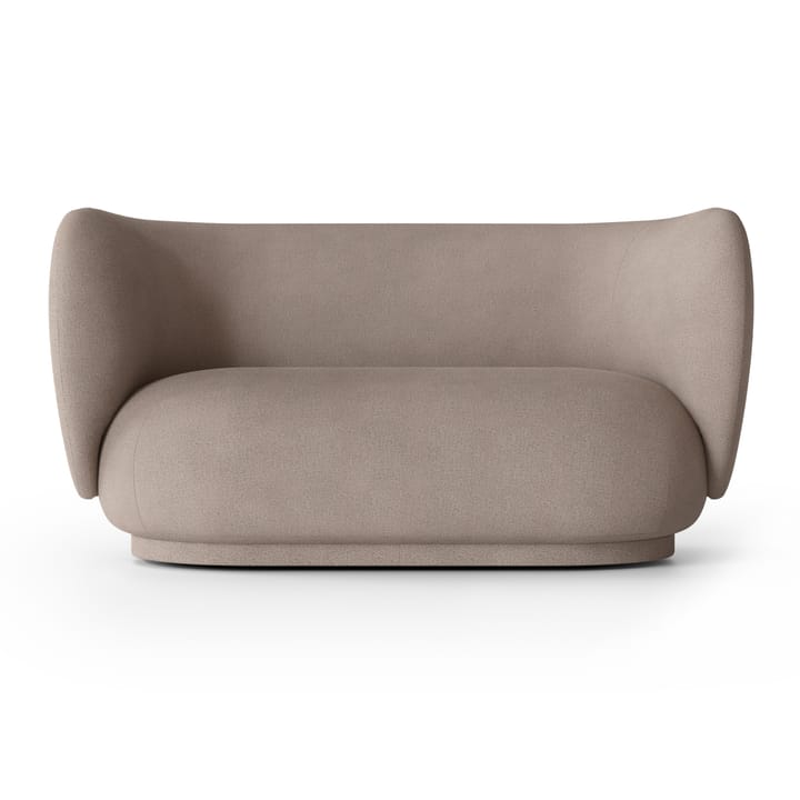 Rico 2-personers sofa - Brushed warm grey - ferm LIVING