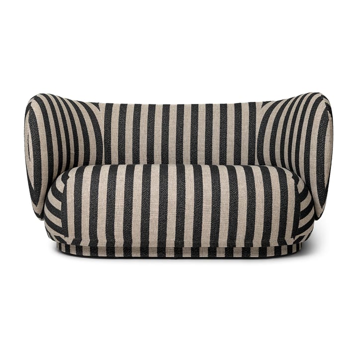 Rico 2-personers sofa - Louisiana Sand/Black - Ferm Living