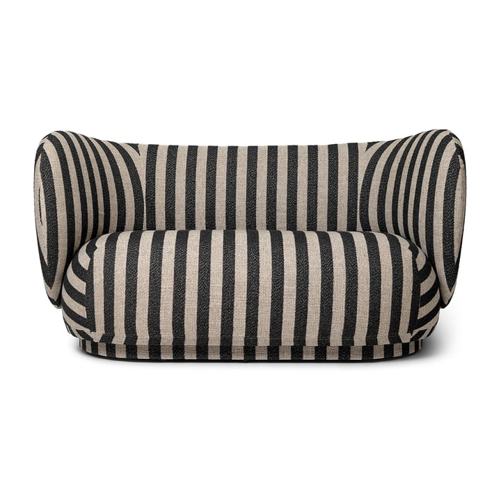 Rico 2-personers sofa - Louisiana Sand/Black - ferm LIVING