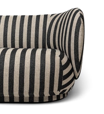 Rico 2-personers sofa - Louisiana Sand/Black - Ferm Living