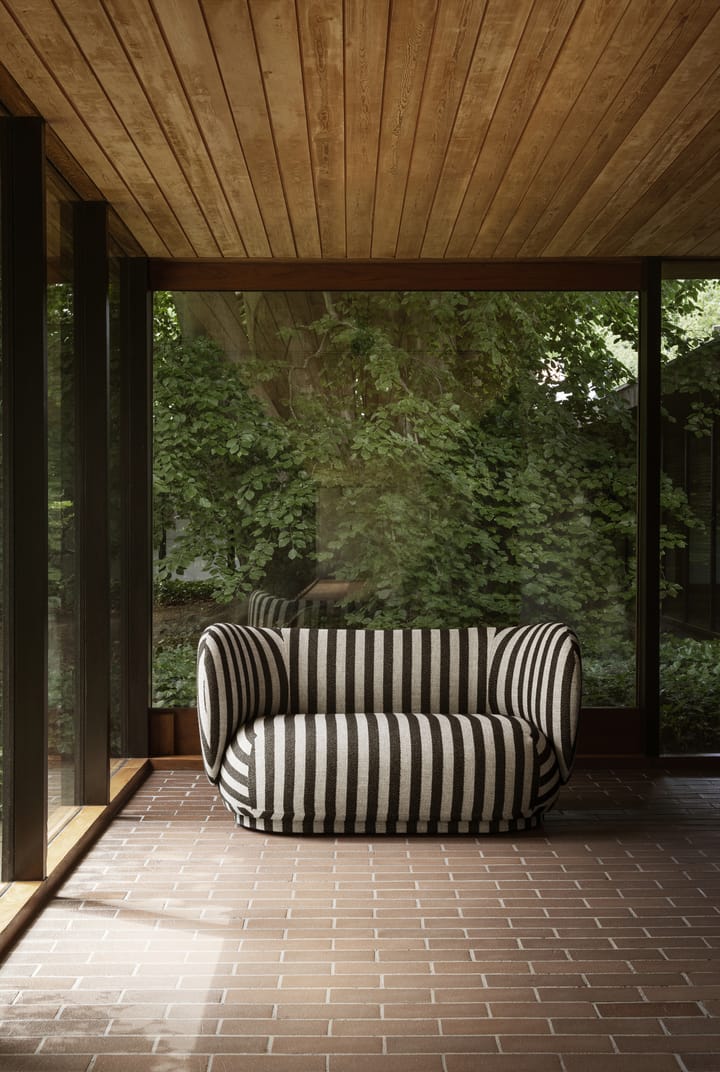 Rico 2-personers sofa, Louisiana Sand/Black Ferm Living