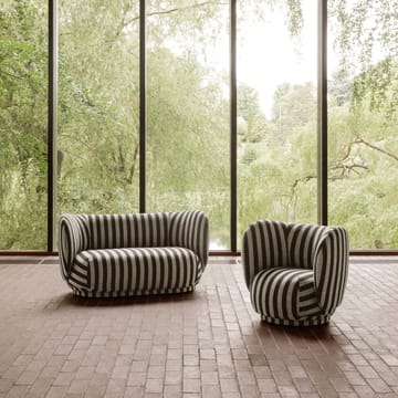 Rico 2-personers sofa - Louisiana Sand/Black - Ferm Living