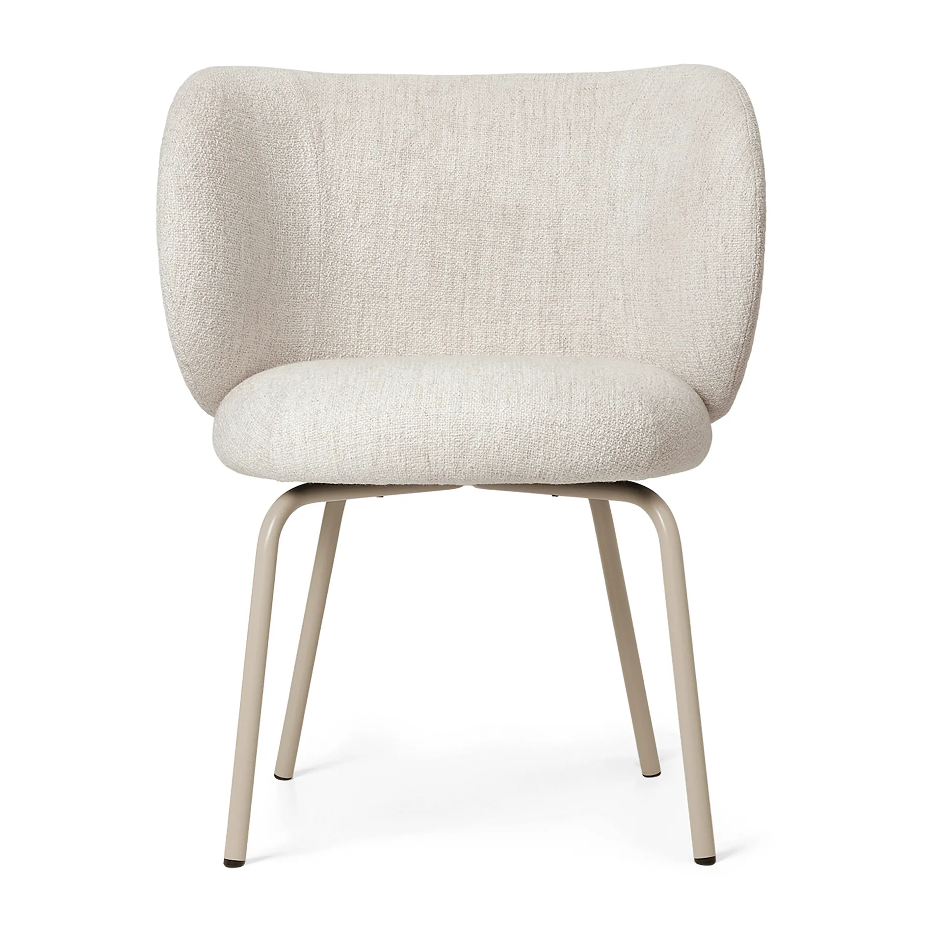 Rico dining chair bouclé, Offwhite/Cashmere Ferm Living