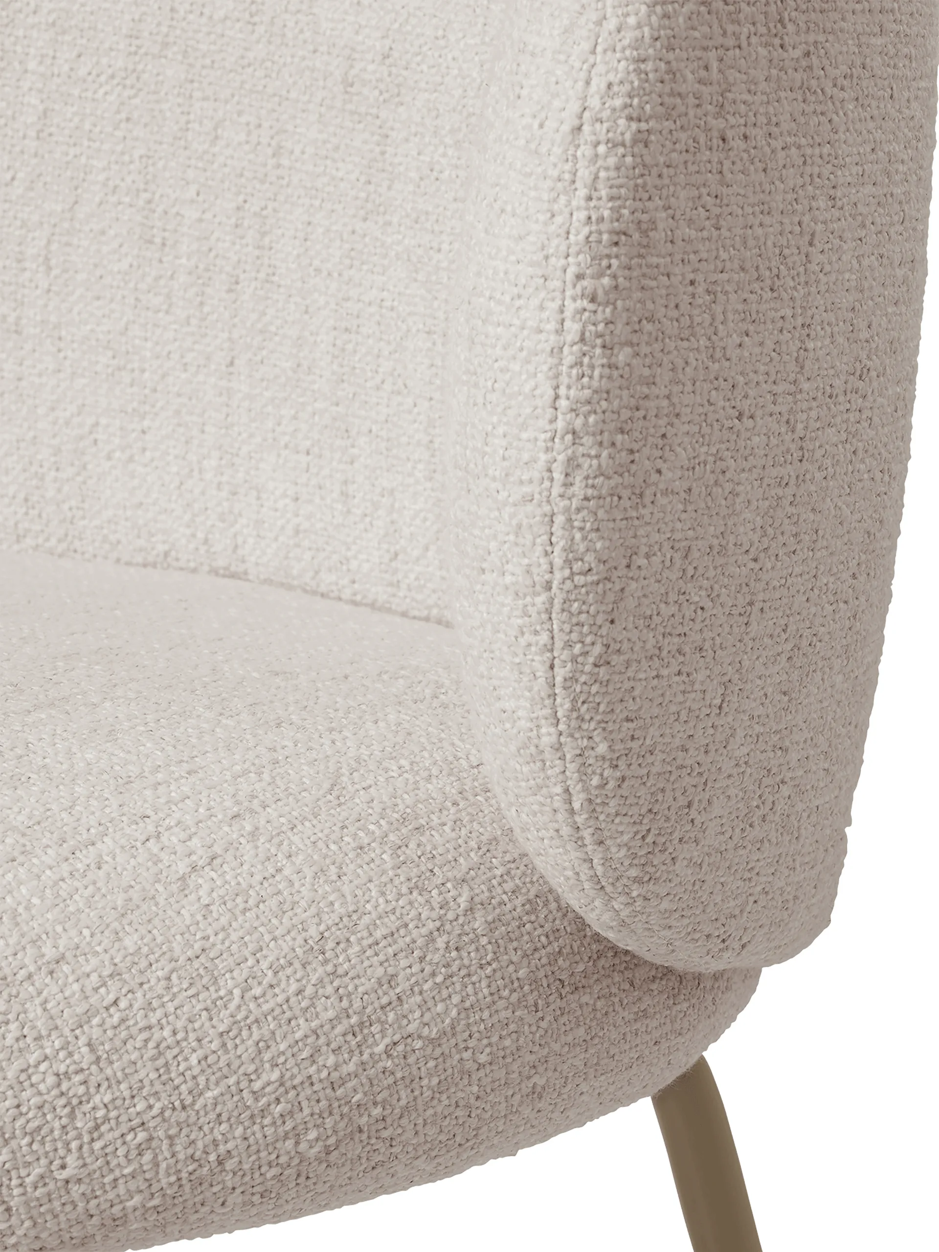 Rico dining chair bouclé, Offwhite/Cashmere Ferm Living