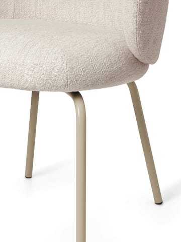 Rico dining chair bouclé - Offwhite/Cashmere - Ferm Living