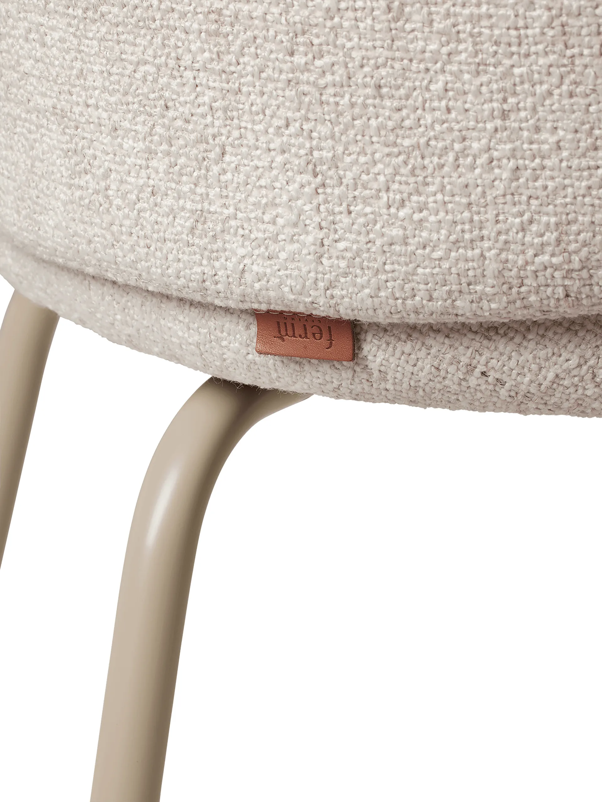 Rico dining chair bouclé, Offwhite/Cashmere Ferm Living