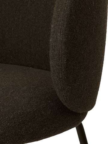 Rico dining chair hallingdal - Dark grey brown/Black - Ferm Living