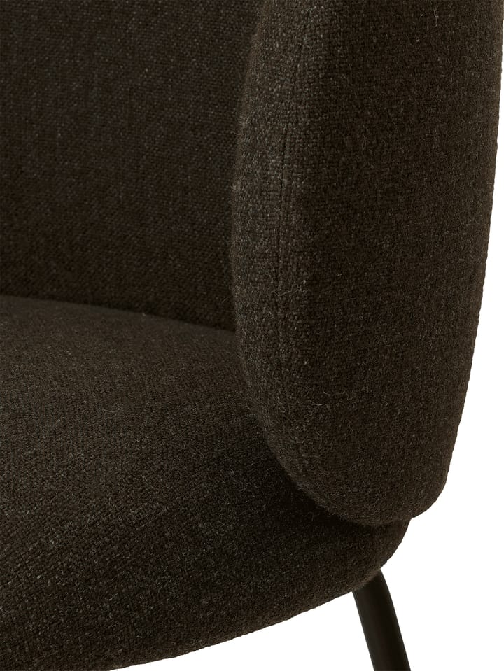 Rico dining chair hallingdal, Dark grey brown/Black Ferm Living