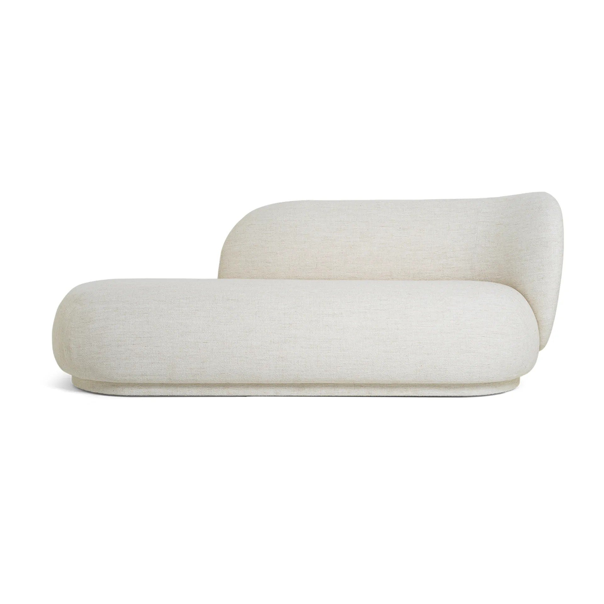 Rico divan bouclé højre, Offwhite Ferm Living