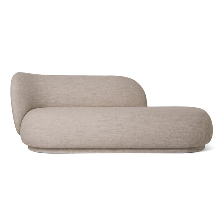 Rico divan bouclé venstre - Sand - ferm LIVING