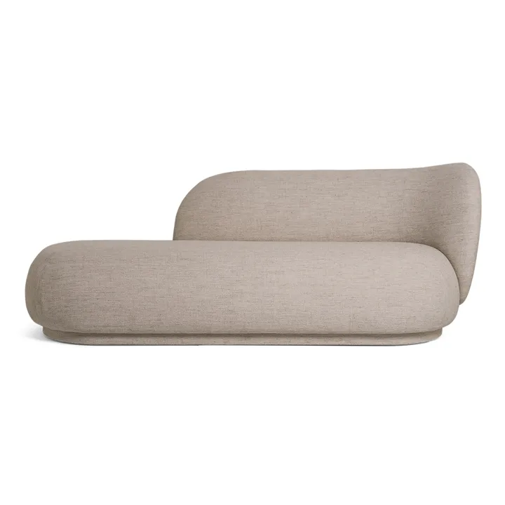 Rico divan chaiselong bouclé højre - Bouclé sand - Ferm Living