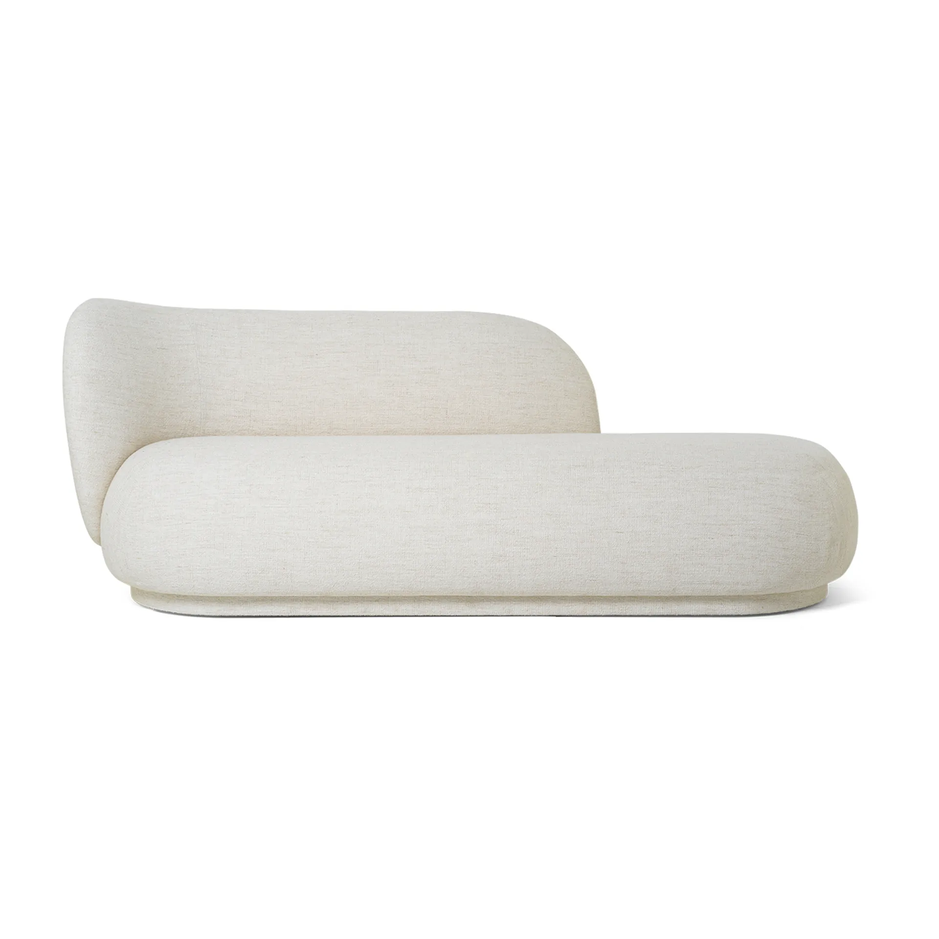 Rico divan chaiselong bouclé venstre, Offwhite Ferm Living