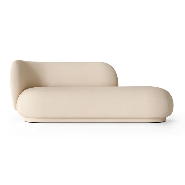 Rico divan chaiselong venstre - Brushed offwhite - Ferm Living